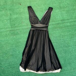 Forever-21 Women's Black and Cream Going-out-dresses